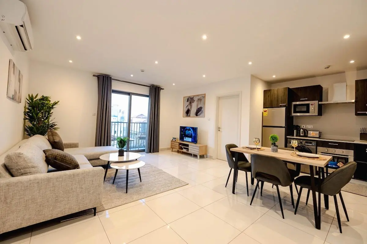 Furnished 1-Bedroom Apartment For Rent.