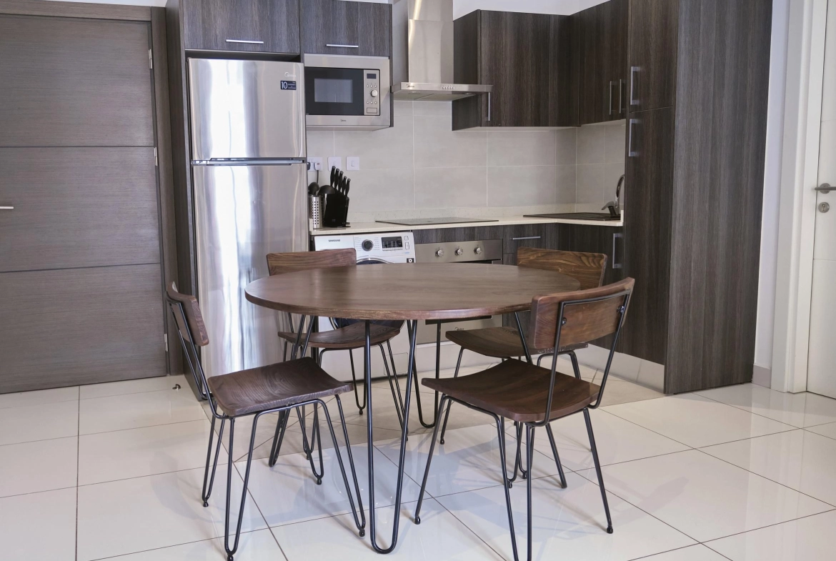 Furnished 1-Bedroom Apartment For Rent.